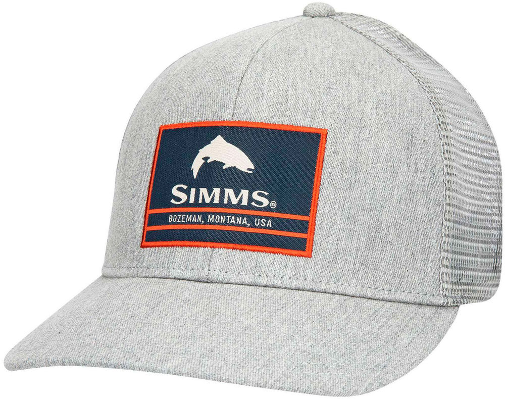 Кепка Simms Original Patch Trucker (Heather Grey)