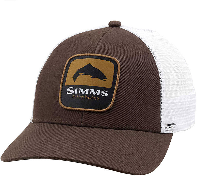 Кепка Simms Trout Patch Trucker Bark