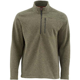 Пуловер Simms Rivershed Sweater Quarter Zip Loden р.S