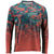 Термофутболка Simms Challenger Solar Tech Jersey (Hex Flo Camo Rusty Red) р.L