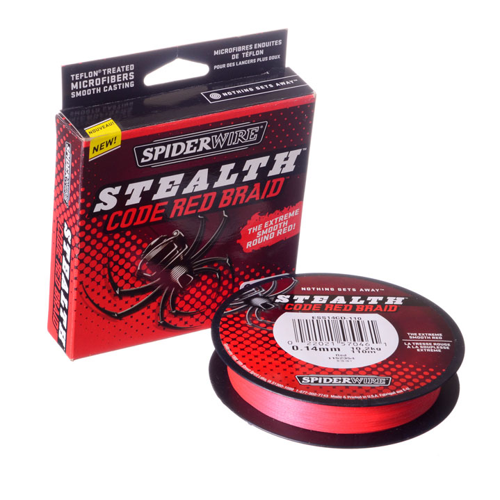 Леска плетеная Spiderwire Stealth Code Red