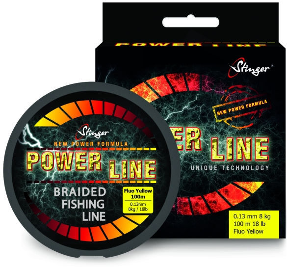Шнур Stinger PowerLine Fl.Yellow 100/0.13