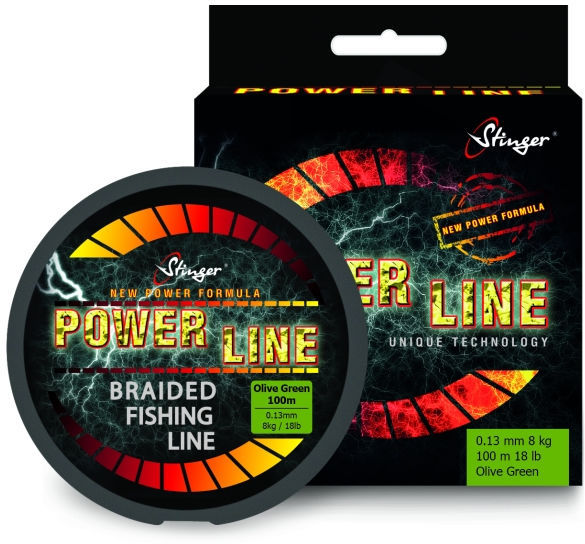 Шнур Stinger PowerLine Ol.Green 100/0.13