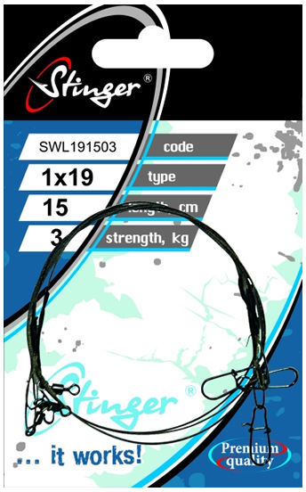 Поводки Stinger 19 нитей SWL191503