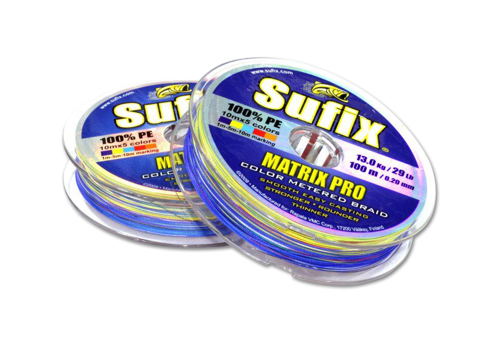 Леска плетёная Sufix Matrix Pro x6 Multi Color