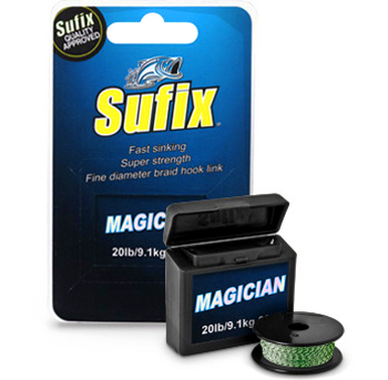 Леска плетеная Sufix Magician Green Fleck (зеленые пятна) 20м 0,20мм