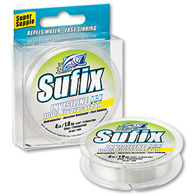 Леска зимняя Sufix Invisiline Ice Fluorocarbon (прозрачная)