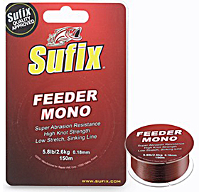 Леска монофильная Sufix Feeder mono Burgundy