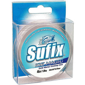 Леска Sufix Ice Magic зимняя 50м 0,065мм прозрачный (упаковка блистер)