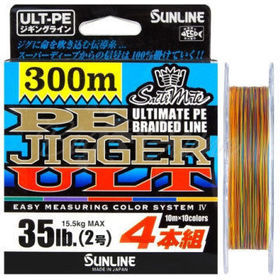 Плетеная леска Sunline PE Jigger Ult (4braid) 300м 1.5