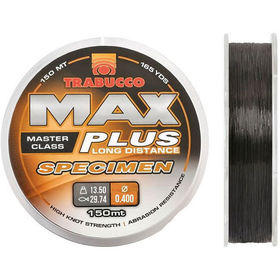 Леска Trabucco Max Plus Specimen 150м 0.16мм (Black Gloss)