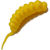 Силиконовая приманка Trixbait Lohmatka 1.8 (4.57 см) Cheese (уп - 8 шт) 008 Cheese White