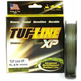 Леска плетеная Tuf Line XP Green 0.10 mm 4.54 кг зеленая