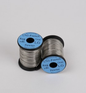 Люрекс овальн.UNI French, Oval Large Pewter