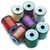 Люрекс плетен.UNI Flat Braid, 8 ply, Small,Pearl/Green