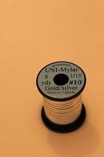 Люрекс плоский голограф.UNI Mylar #10 Holographic Orange1/16