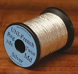 Проволока UNI French, Twist Medium Silver .016 width.