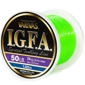 Монофильная леска Varivas IGFA Special Trolling Line Nylon 1000м 80lb
