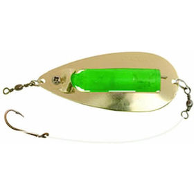 Блесна зимняя Westin WE Titicaca Slim 2Blink 80mm #8 Gold w/Light Green