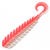 Твистер Yaman Pro Ruff р.5 inch (12.7 см) 27 Red White (упаковка - 5 шт)