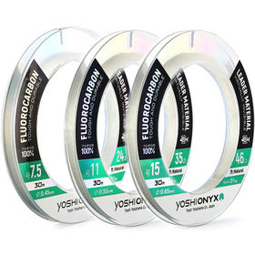 Поводковый материал Yoshi Onyx Fluorocarbon Leader Material Natural 30м 0.45мм