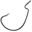 Крючок Daiwa офсетный Basser's Worm Hook SS EWOS (упаковка)