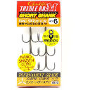 Крючок Gamakatsu Treble RB M Short Shank (упаковка)