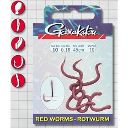 Крючок с поводком Gamakatsu BKD-5260B Red Worm