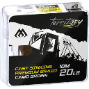 Поводочный плетеный шнур Mikado Territory Fast Sinking Premium Braid
