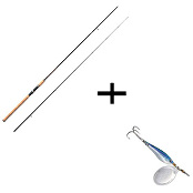 Комплект Daiwa (Exceler-AR EXC-AR 802 MFS+Silver Spinner)