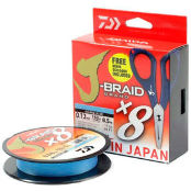 Шнур Daiwa J-Braid Grand X8E-W/SC (Ножницы в комплекте)