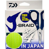 Шнур Daiwa J-Braid X4E-W/SC (Ножницы в комплекте)