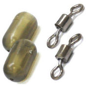 Вертлюг с отбойником Daiwa N'Zon Swivel And Stop Bead (упаковка)