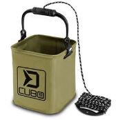 Мягкое ведро с веревкой Delphin Cubo Folding Bucket