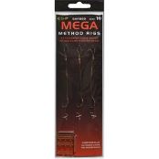 Поводки ESP Mega Method Rig Barbed 10cm - 3шт.