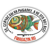 Наклейка на автомобиль fMagazin