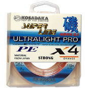 Леска плетеная Kosadaka Super Line PE X4 Ultralight Pro