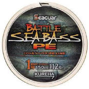 Леска плетеная Kureha Seaguar Battle Sea Bass PE