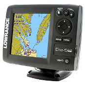 Картплоттер Lowrance Elite 5m HD