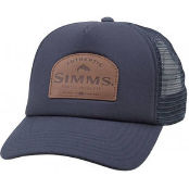 Бейсболка Simms Leather Patch Trucker