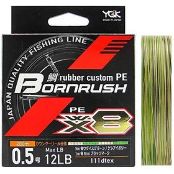 Леска плетеная YGK Bornrush PE WX8