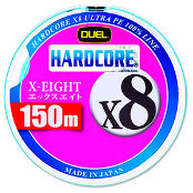 Леска плетеная Duel PE Hardcore X8