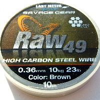 Поводковый материал Savage Gear Raw 49