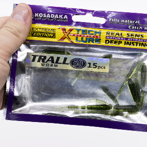 Одна из лучших приманок для ультралайт-ловли: обзор на Kosadaka Trail Worm