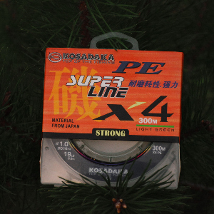 Kosadaka Super Pe X4 - один из лучших сверх бюджетных шнуров.