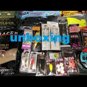 Unboxing посылки с зимней катушкой и приманками от интернет магазина Fmagazin