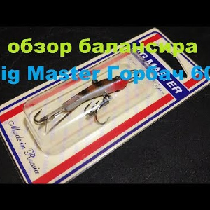 Видеообзор балансира Jig Master Горбач 60 по заказу Fmagazin