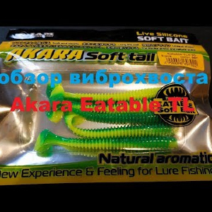 Видеообзор силиконовой приманки Akara Eatable TL по заказу Fmagazin