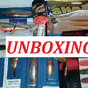 Unboxing посылки с блеснами Питер и силиконовыми приманками по заказу Fmagazin.