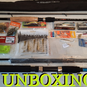 Unboxing посылки со спиннингами и различными приманками по заказу Fmagazin.